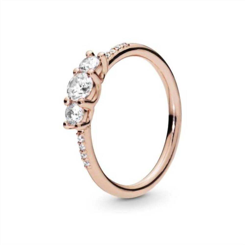 NEW PANDORA sparkling elegance ring in rose